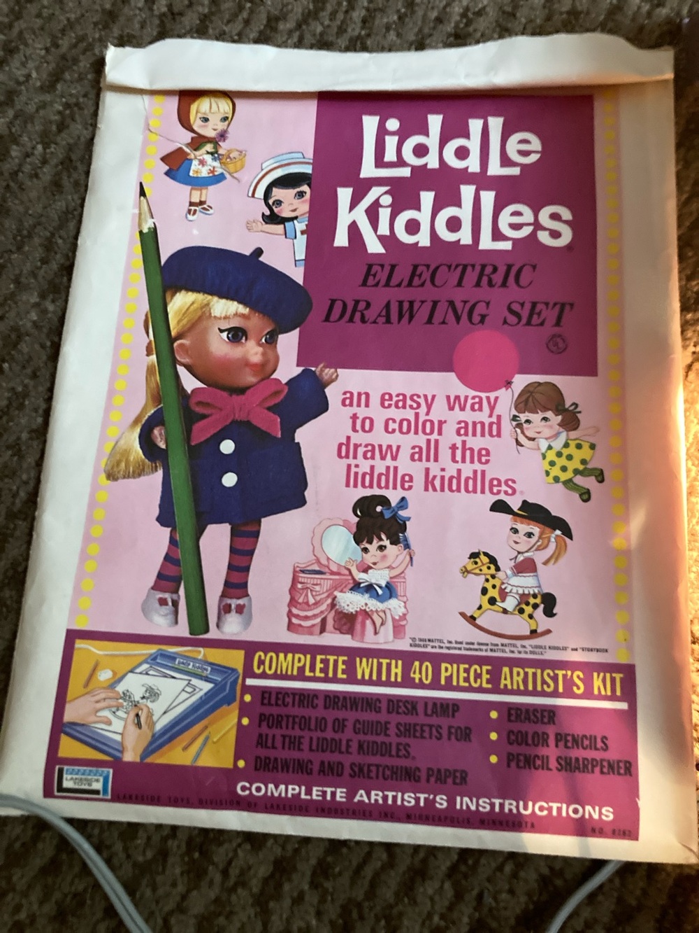 Liddlle kiddies Electric Drawing Set from the 60s or 70s
